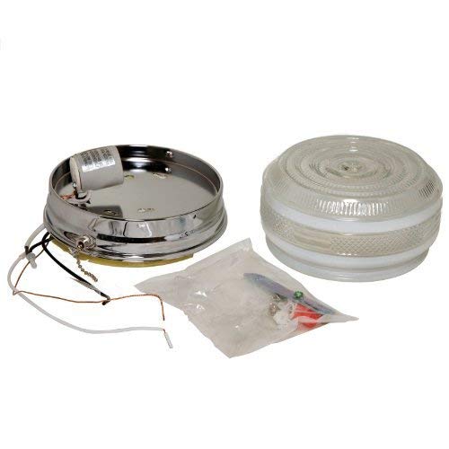 Boston Harbor Dimmable Ceiling Light Fixture, Chrome, 1 Pack, Model F13CH01SW-6859CL3, 60/13W A19/CFL Lamp