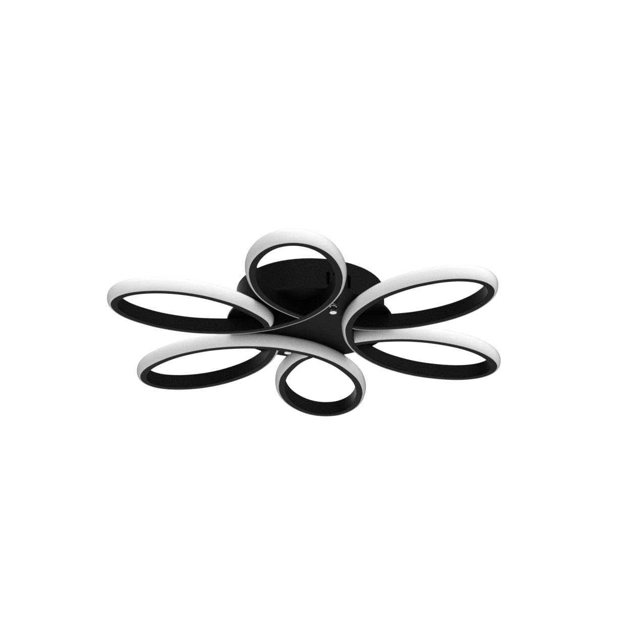 Lofahs Modern Led Ceiling Light Fixture With Remote Control Lamp Dimmable Ceiling Chandelier For Living Room Dinning Room Bedroo