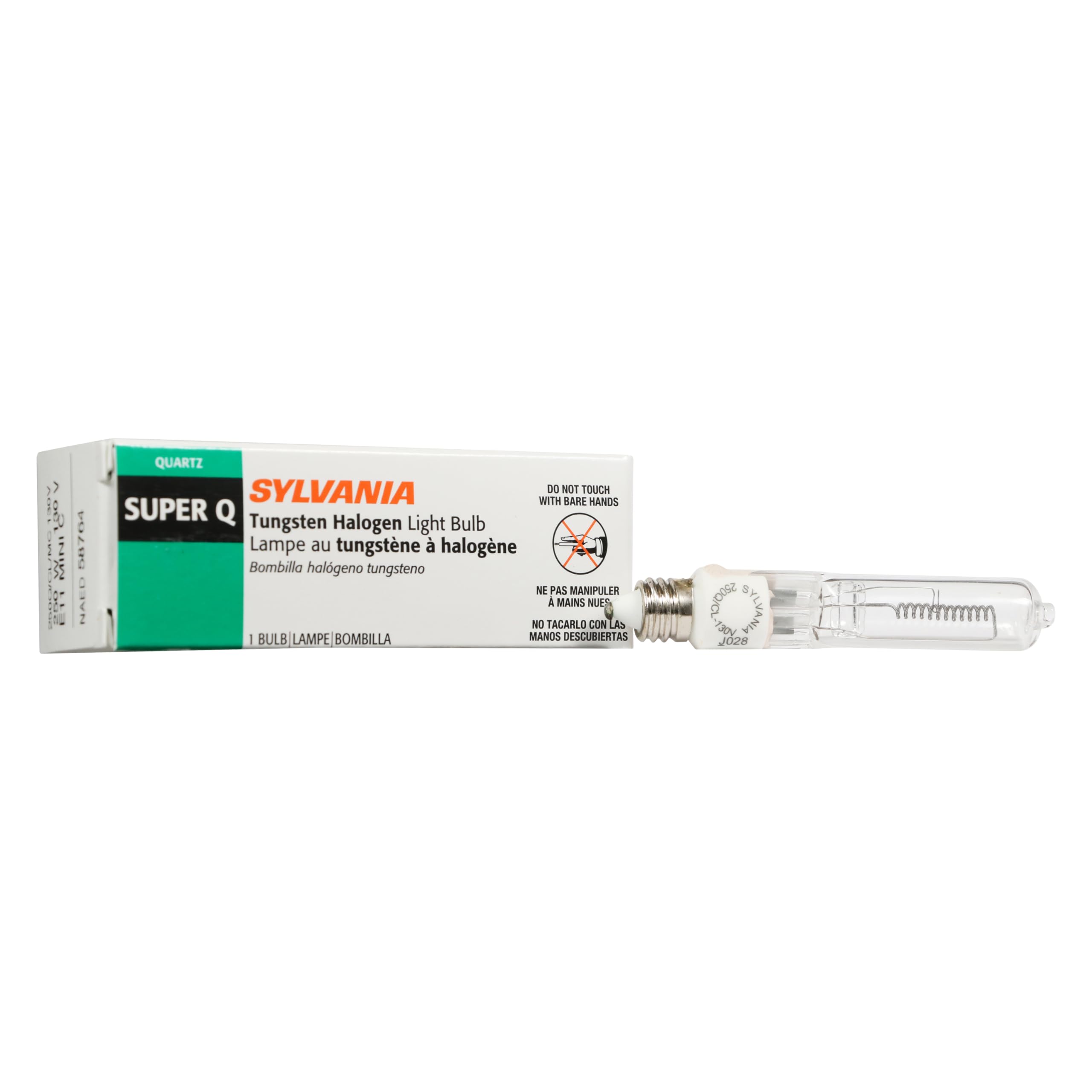 LEDVANCE Sylvania Halogen Light Bulb 250W Dimmable T12 White Model 58764