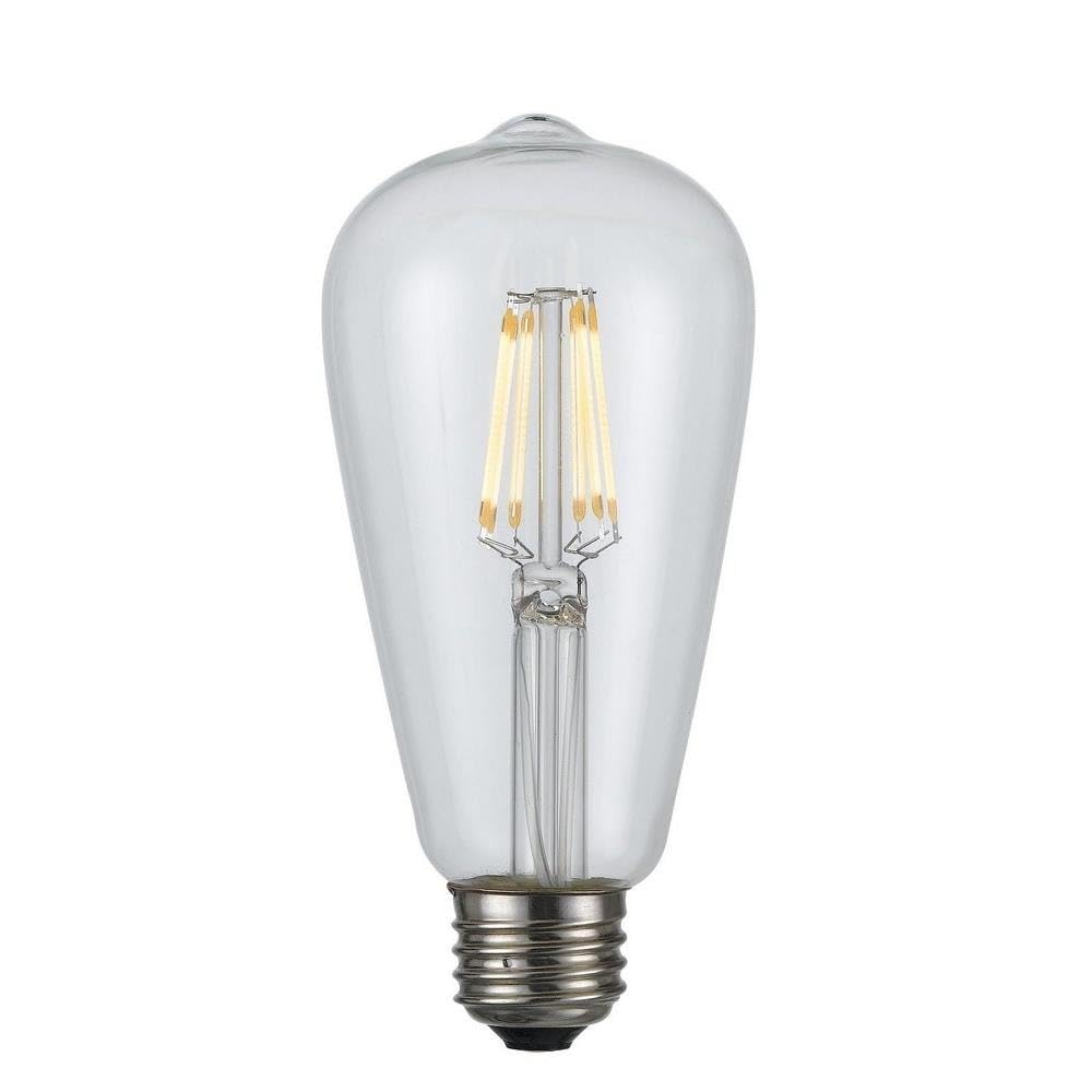 Edison Led Bulb, 6W,22K, E26 Socket Base