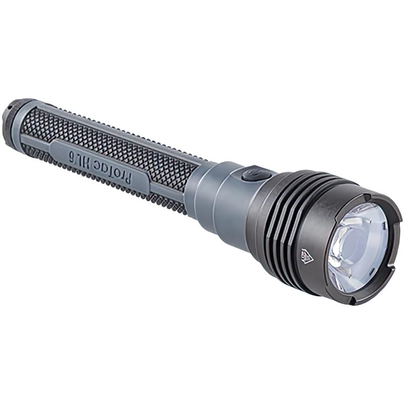 Streamlight ProTac HL Rechargeable Flashlight, 5,300 Lumen, 80,000 Candela, Anodized Aluminum, Black, Model 88132