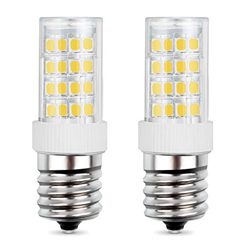 Dumiloo E17 Led Bulb 5W, Daylight White 6000K, Non-Dimmable, 2