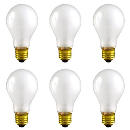 CEC Industries #15A-19 12V (Frosted) Bulbs, 12 V, 15 W, E26 Base, A-19 shape (Box of 6)