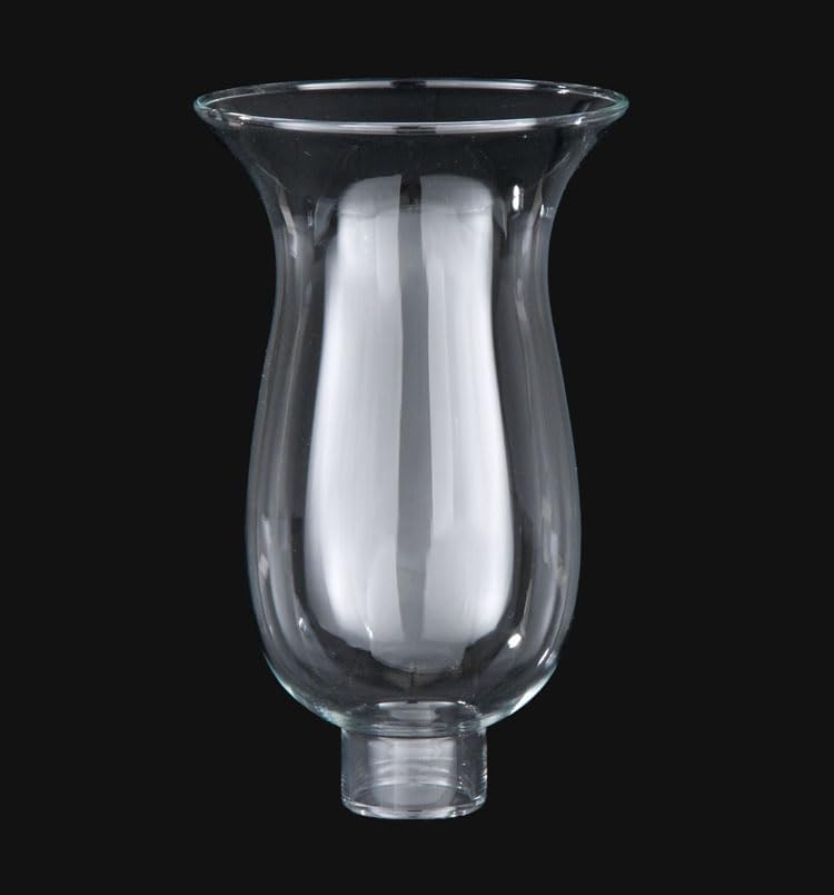B&P Lamp® Clear Hurricane Shade - 1 5/8" x 8 1/4" Glass, Model 8705ALS