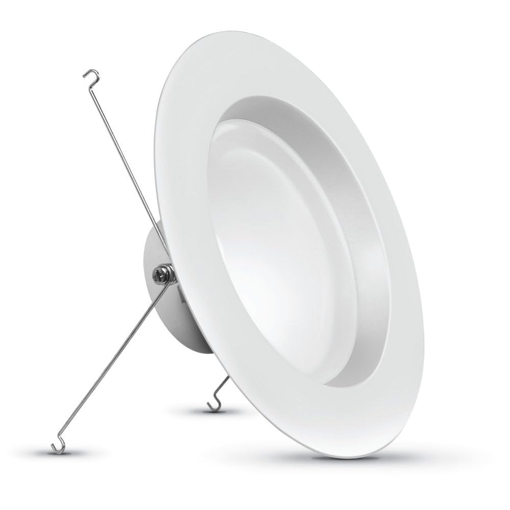 Feit Electric LED Recessed Downlight, 5/6in Dimmable, 120W Equivalent, Color Select 2700-5000K, White, Model LEDR56HO