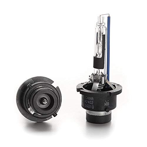 Hyb 8000K 35W D4R Car Xenon Hid Headlight Replacement Bulb (Pack Of 2)