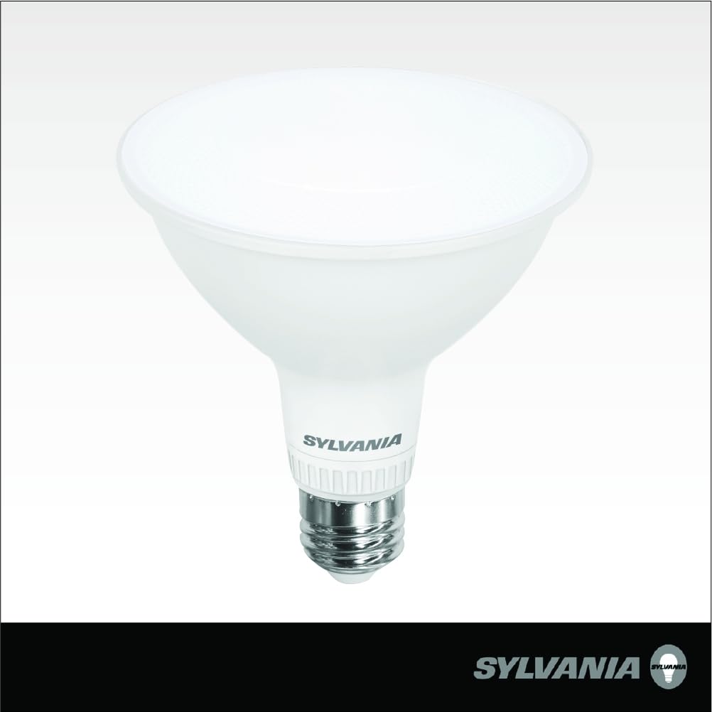 Sylvania TruWave PAR38 LED Light Bulb, 15.5W, Dimmable, 5 CCT Select 2700-5000K, Clear Finish, Model 41522