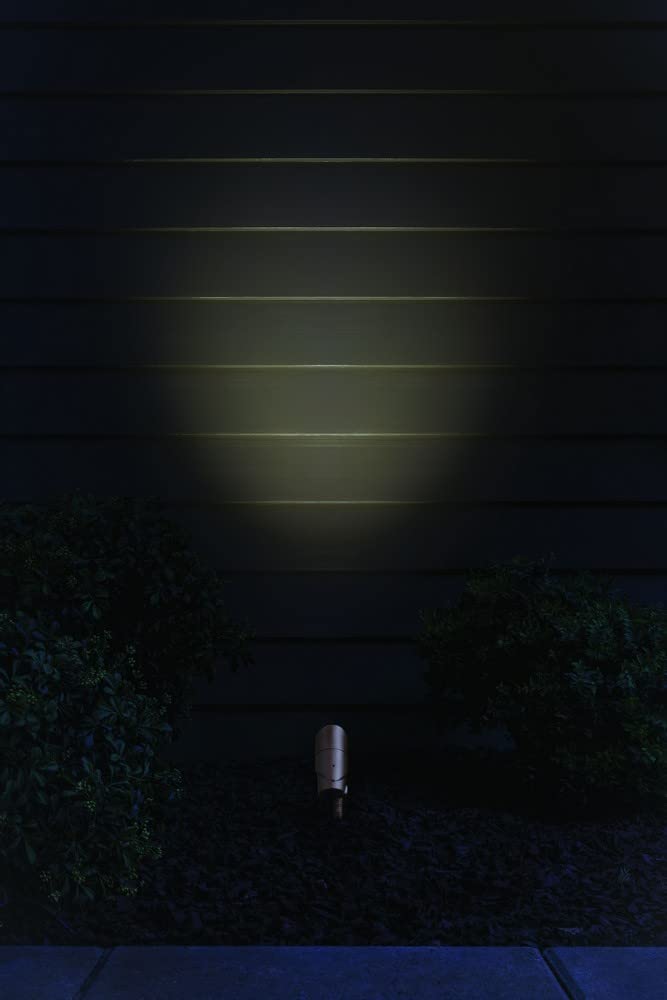 Kichler 16016Azt30 Transitional One Light Accent From Landscape Led Collection In Bronze/Dark Finish, 4.50 Inches