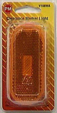 Pm V108Wa Amber Oval Clearance Marker Lights