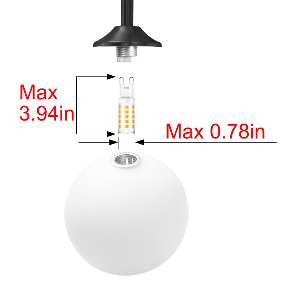 4-Lights Black Vanity Lights With Milky White Globe Glass Shade  Industrial Bathroom Wall Sconces Light Over Mirror  Vanity Lighting Fixture For Bathroom Dressing Table Bedroom Living Room