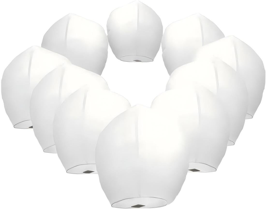 Paper Lanterns 12 Pack White,Easy to Use, Paper Lanterns were The Highlight of Party,Lantern each package is equipped with opera