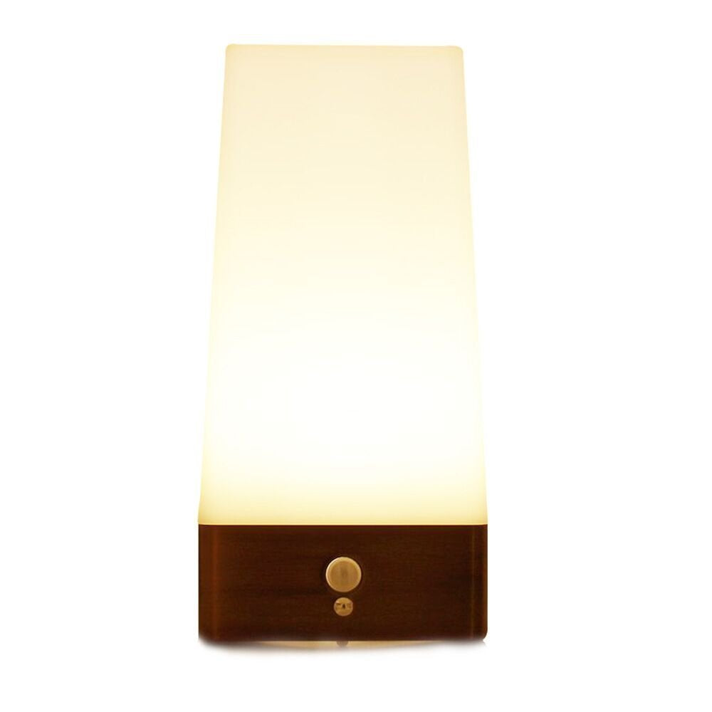 Zeefo Motion Sensor Led Night Light 3 Modes Battery Powered Led Table Lamp,Sensitive Lights Stairway Bedroom/Bathroom Hallway Em