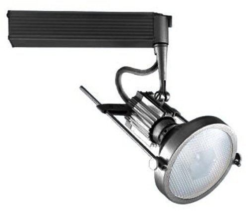 Jesco Lighting Contempo 901 Track Light Fixture, PAR20, 20W, Metal, Black Finish, Model HMH901P20201B