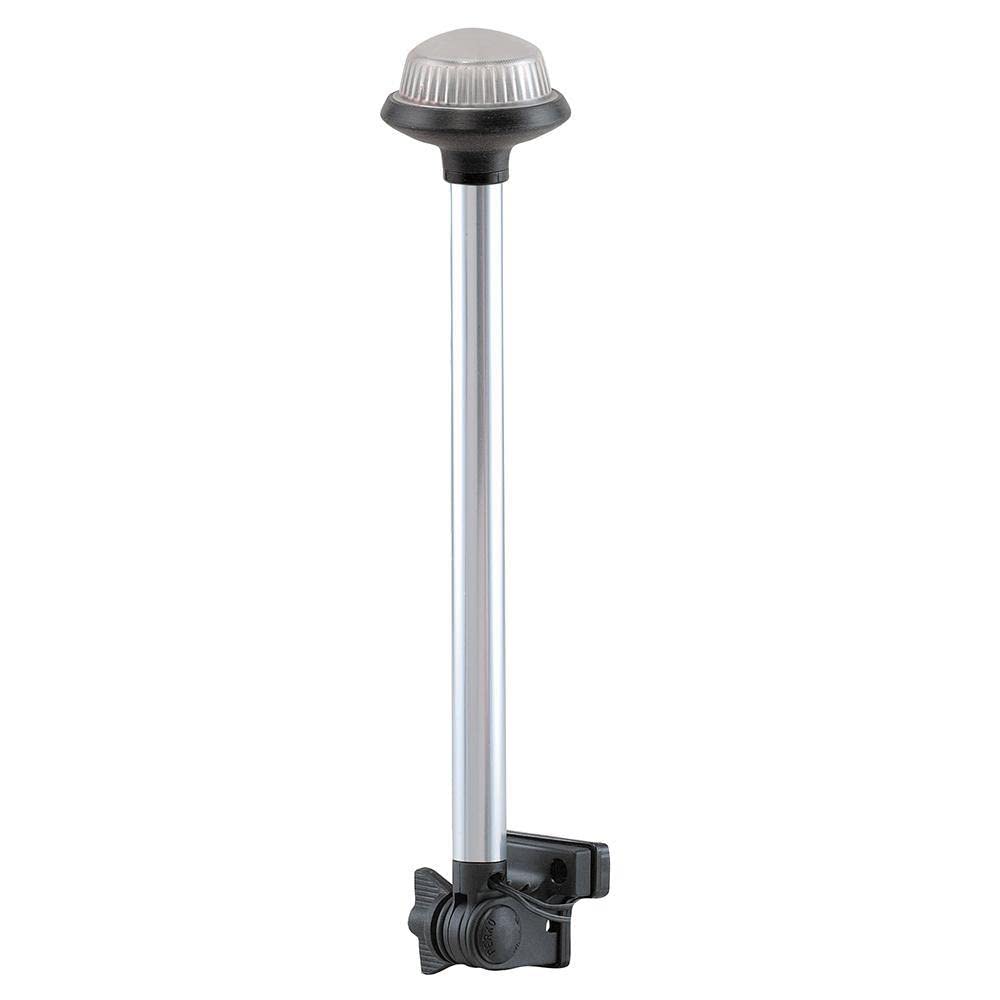 Perko Fold Down All-Round White Globe Pole Light - Horizontal Mount, Large Size