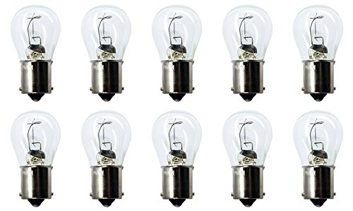 CEC Industries Spiral Filament Bulbs, 28V, 22.4W, BA15s Base, Box of 10, Model SHOMHNK004