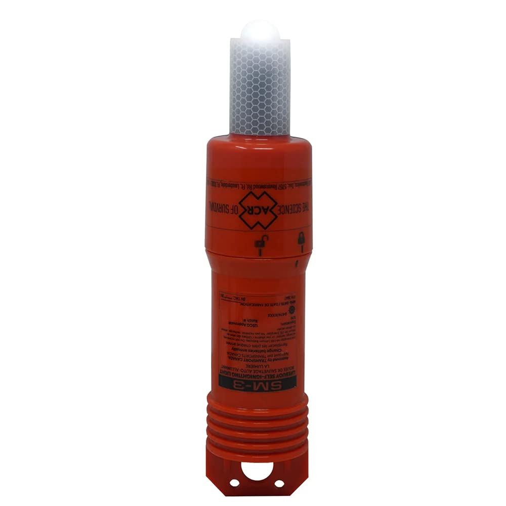 ACR Man Over Board LED Marker Light, Model 3947, One Size, Orange, Plastic