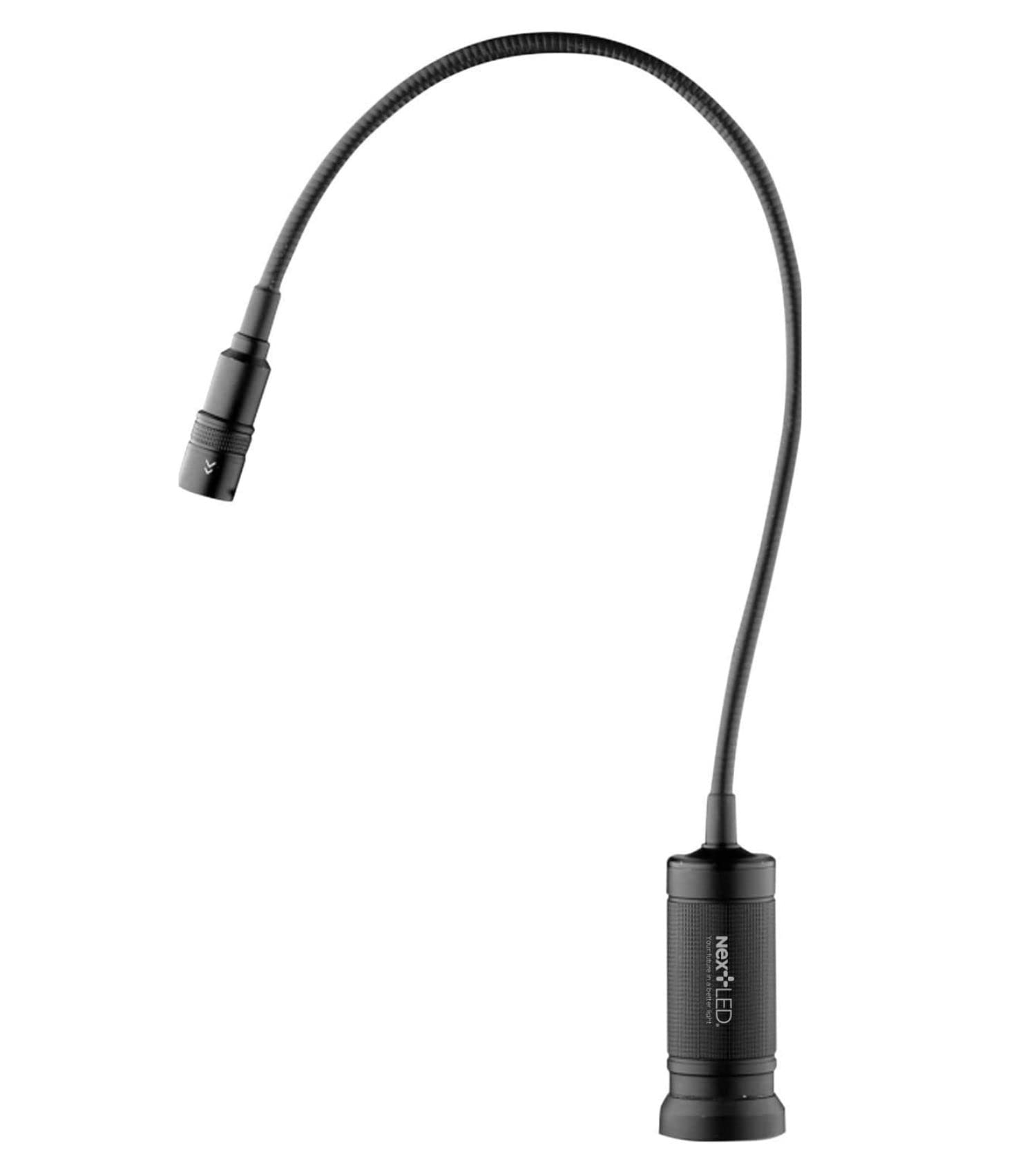 Nextled Nt-7647 20-Inch Gooseneck Flashlight With Magnetic Base, Cree Led, Zoomable Lens, Ip54 Rating Waterproof. Flexible Led Light, Work Bench, Auto Repair, Grill Light, Inspection