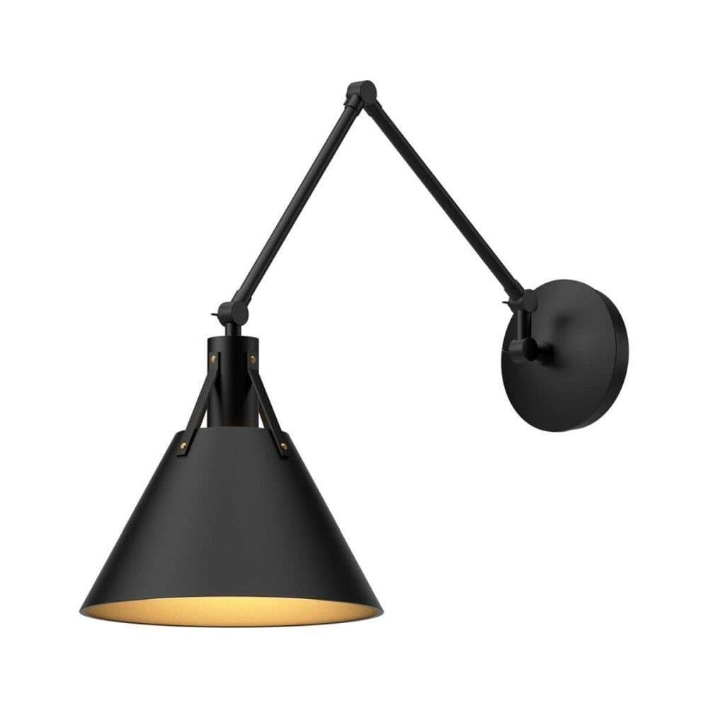 Archer - 1 Light Bath Vanity-9.75 Inches Tall and 9.5 Inches Wide-Matte Black Finish