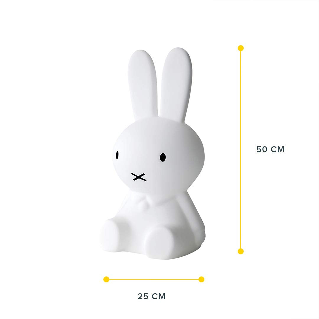 Dick Bruna - Led Lamp With Dimmer - Miffy Xl (20&quot; Inches) - Polyethylene
