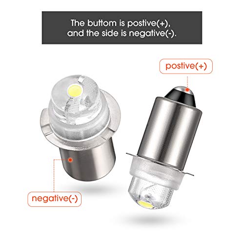 Honoson LED Replacement Bulb, 30 Lumen, 3-Volt, Glass, Model 41-1643, 3 Count Pack