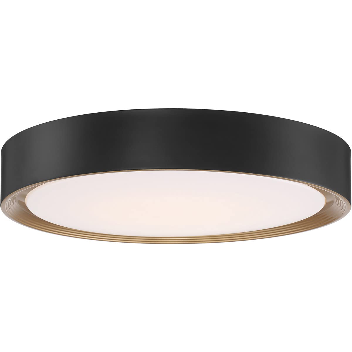 Access 49971LEDD-MBL/ACR Transitional LED Flush Mount from Malaga Collection in Black Finish,