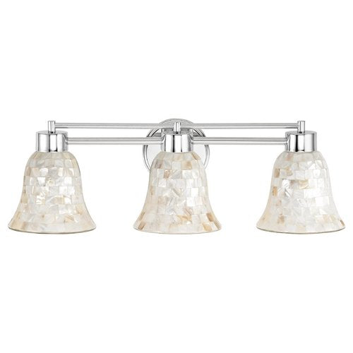Design Classics Bathroom Light - Mosaic Glass, Alloy Steel, Chrome Finish