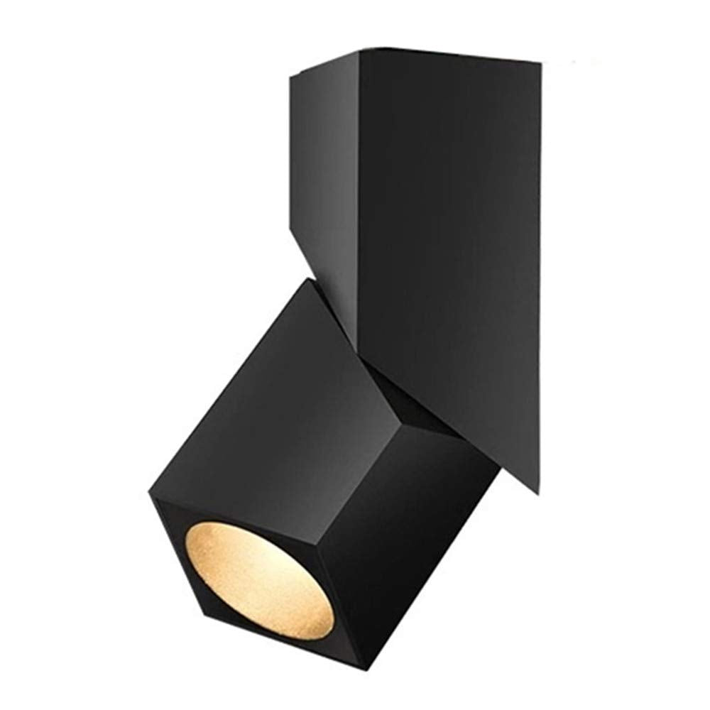 Yodaba Led Indoor Ceiling Spotlight 360Adjustable Wall Light - Art Diy Spotlights -12W Warm White Light 3000K Ceiling Downlight