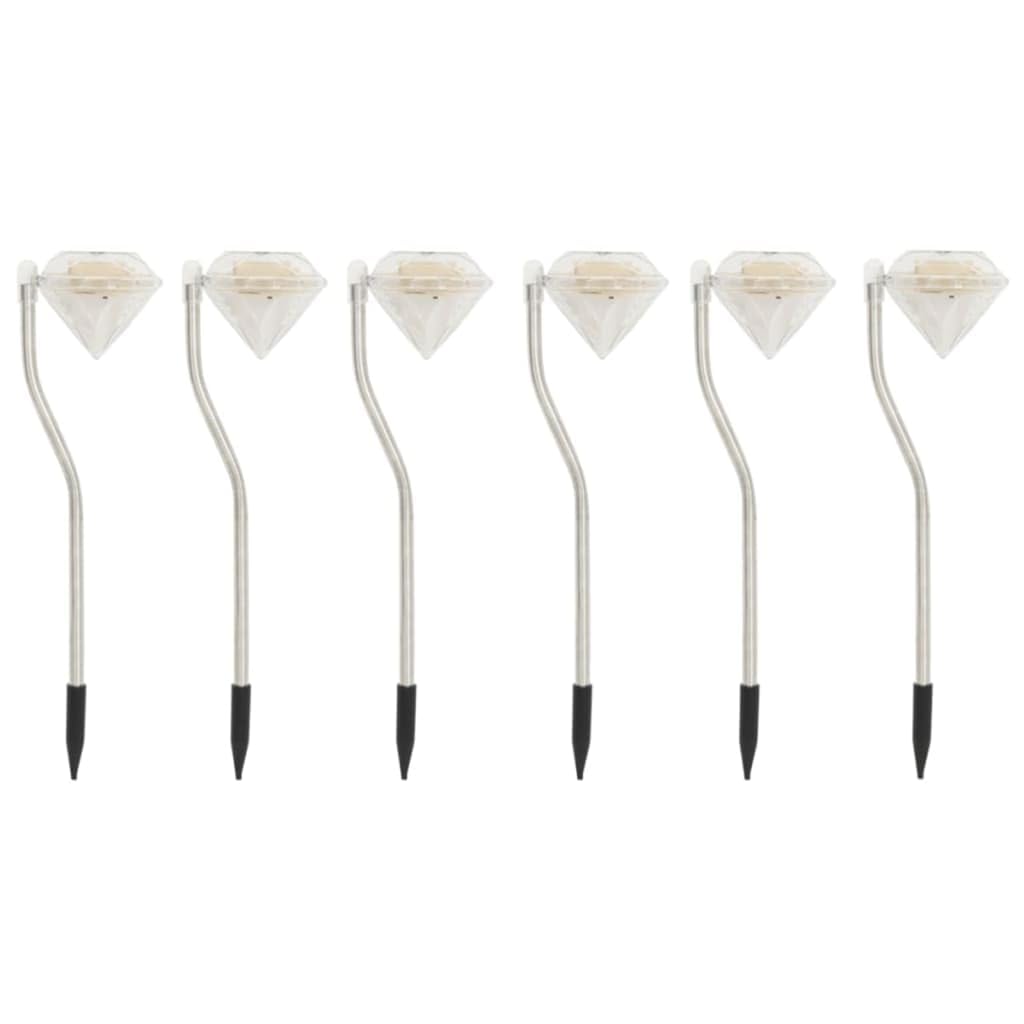 Vidaxl Solar Powered Led Garden Lights - Outdoor Decorative Lighting, Automatic Sensor, Multicolor, Weather Resistant, Easy Inst