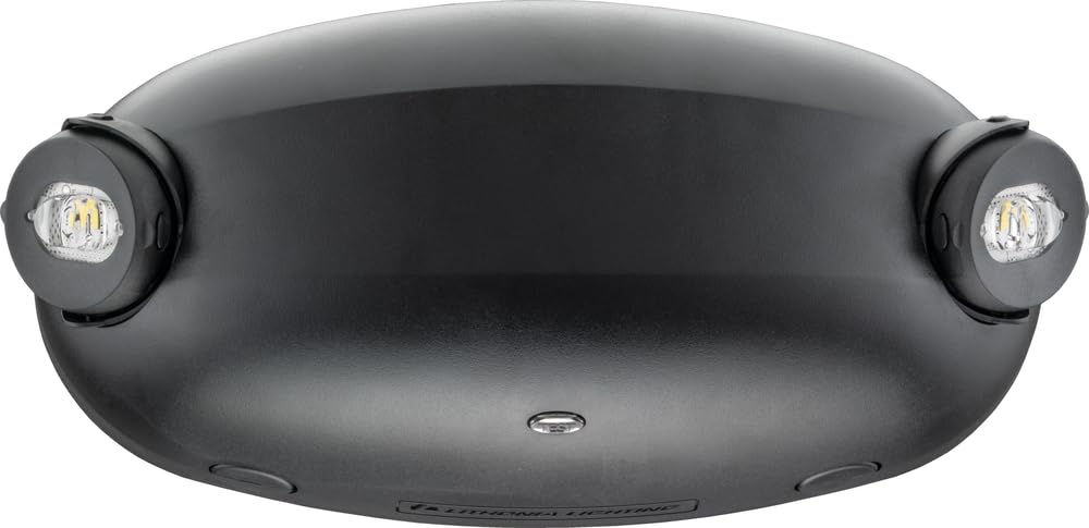 Lithonia Lighting Elm2L B M12 Quantum Led Emergency Light, Manual Testing, 220 Lumens, Black