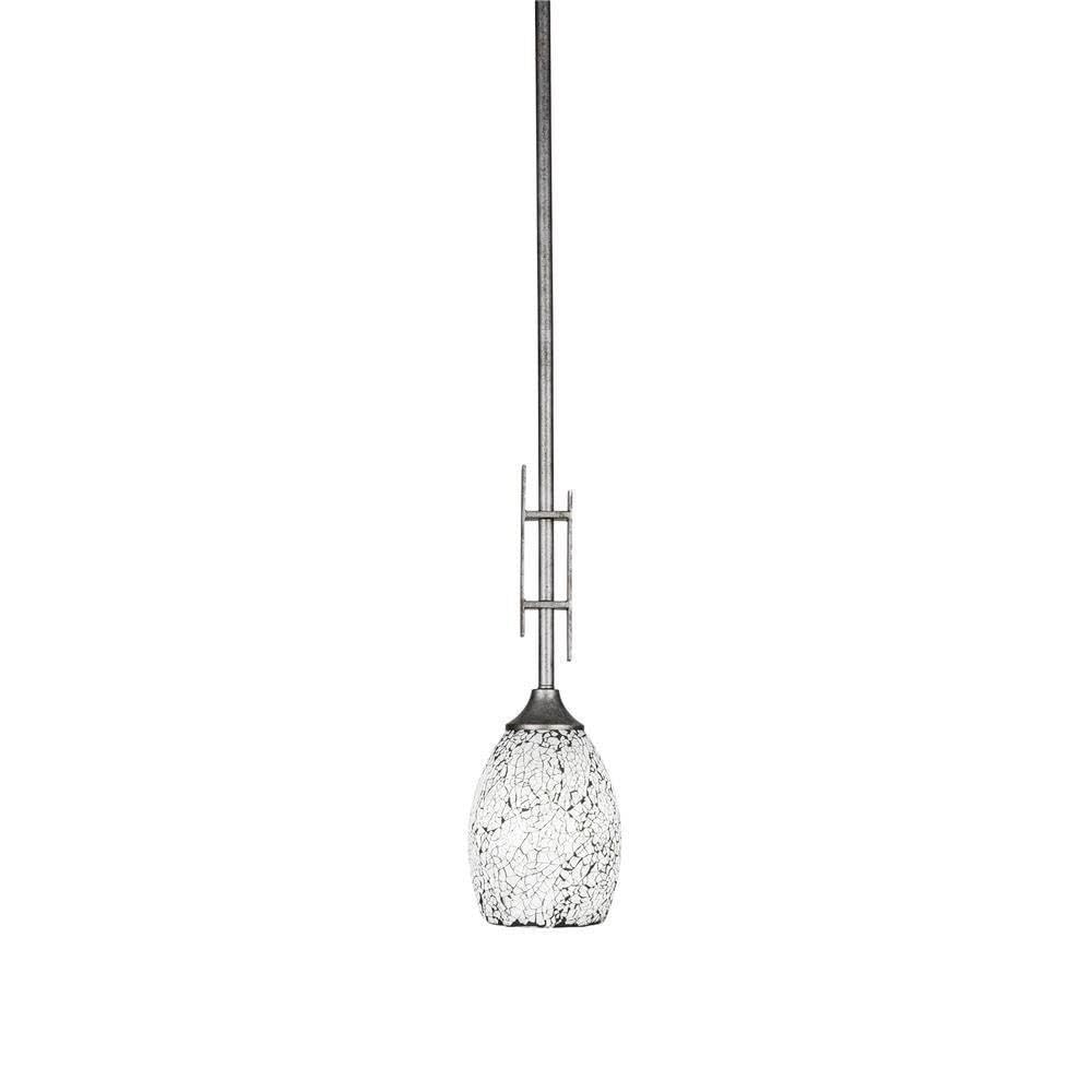 Uptowne 1 Light Mini Pendant In Aged Silver (320-As-4165)