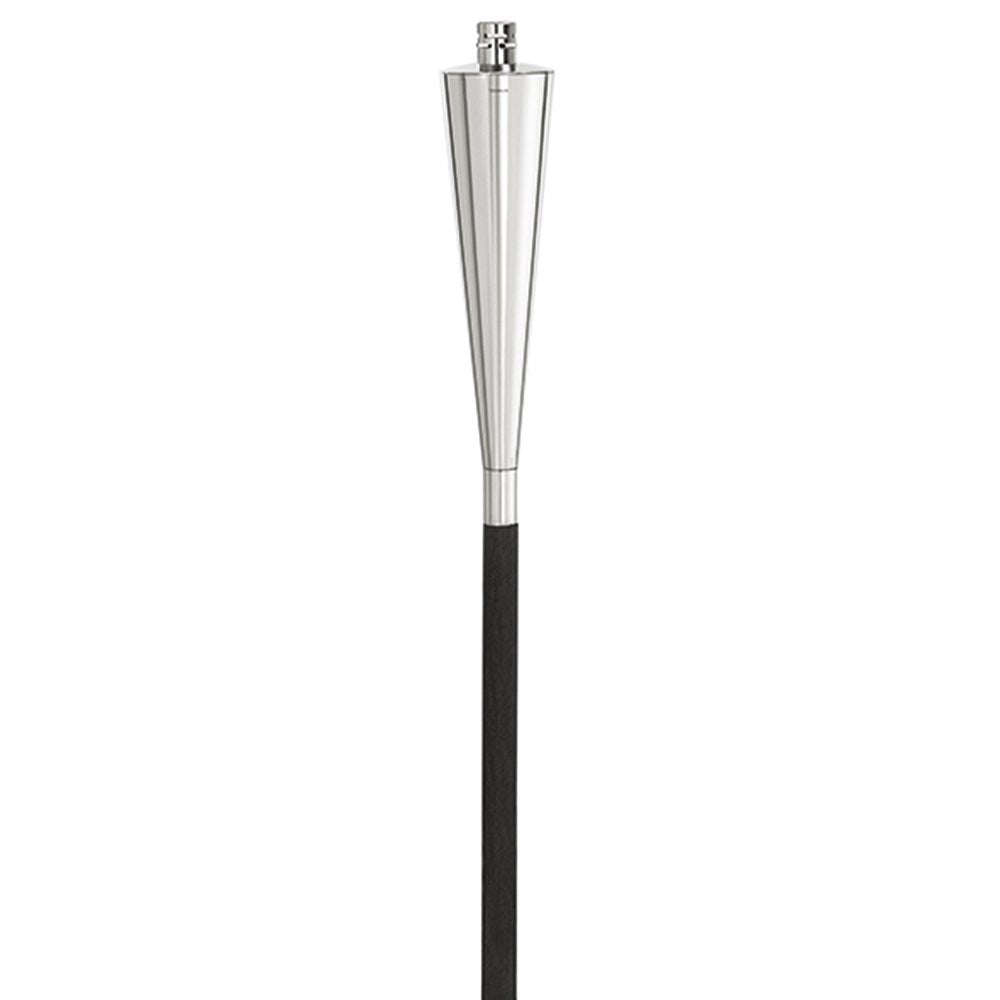Blomus Cone Torch 65092, Polished Stainless Steel, Black Finish