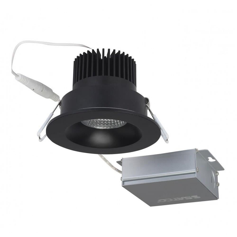 Satco S11631 Transitional LED Downlight in Black Finish, 4.38 inches