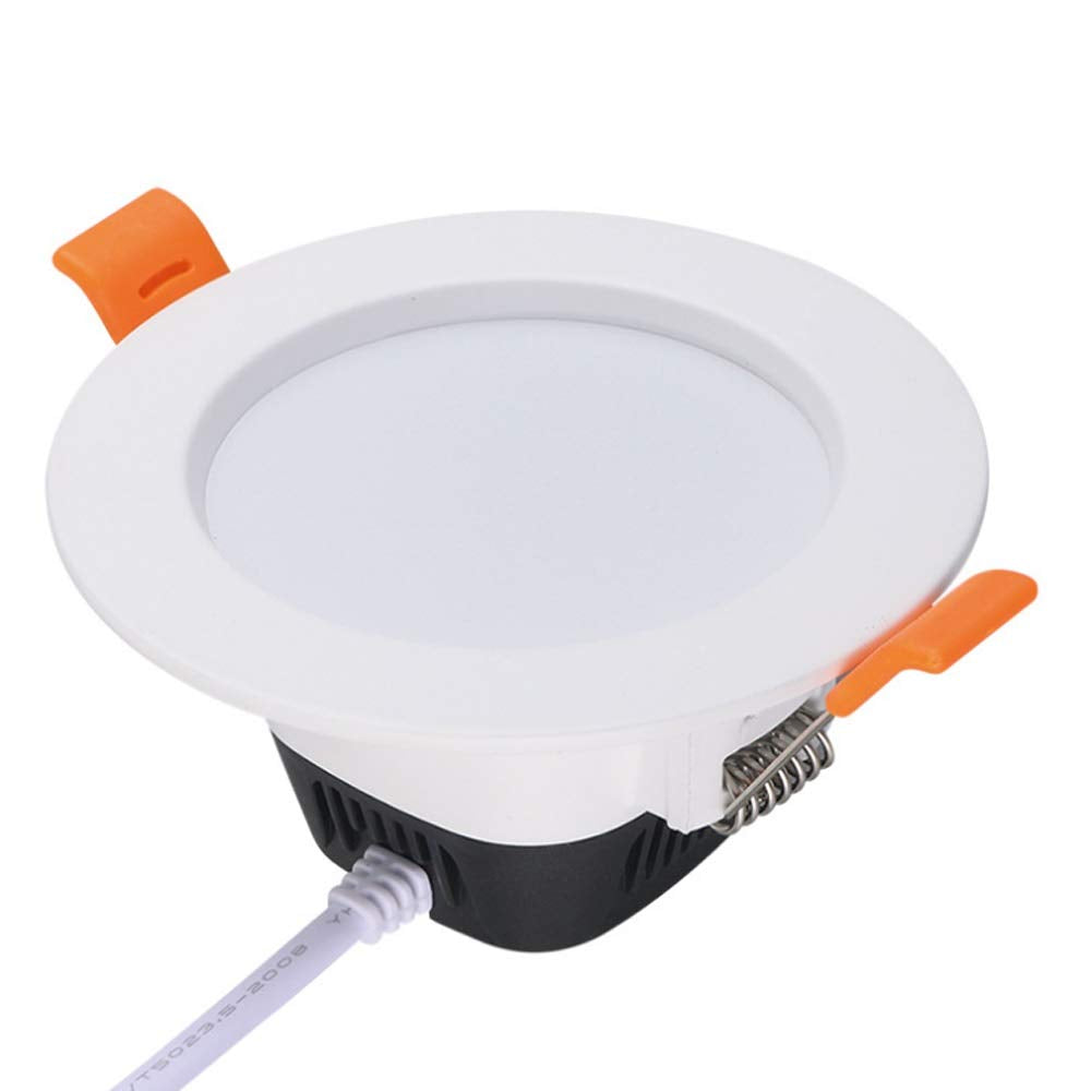 OZZKI Recessed Indoor Decoration Decoration Ceiling Light LED Recessed Panel Light Round White Ultra-thin Aluminum Downlight Eas