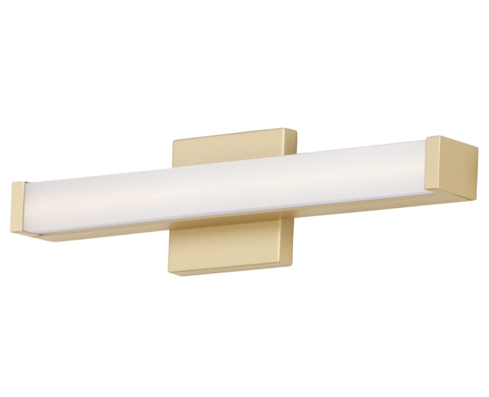 Maxim 52000GLD Spec Collection 18 Inch Dimmable LED Bathroom Vanity Light I 3500K I Gold I Modern Contemporary Light Fixture I P