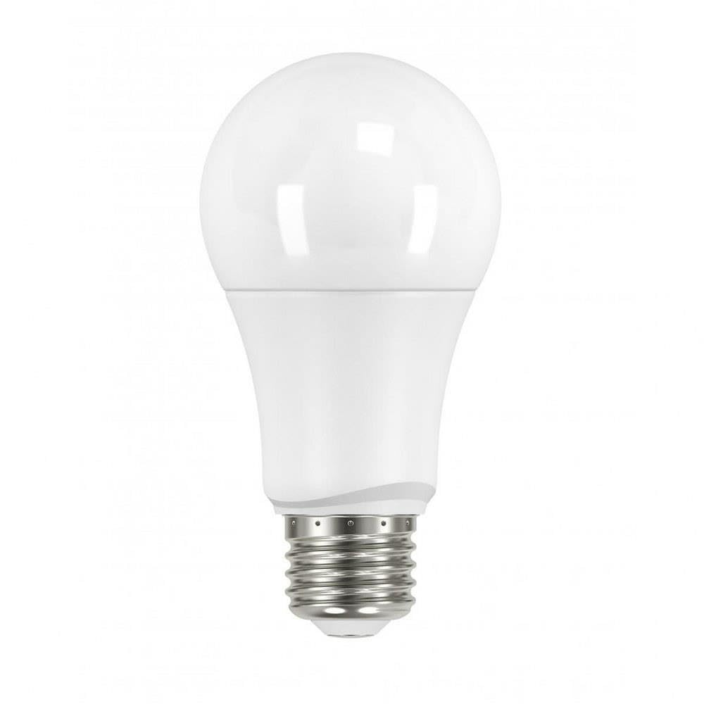 Satco LED A19 Light Bulbs, 9.5 Watt, 60 Watt Equivalent, 4000K Cool White, Frosted White, 4 Count, Model S29558