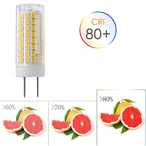 Lxcom Lighting G8 LED Bulb 10W Ceramic Warm White 3000K 1000LM 4 Pack