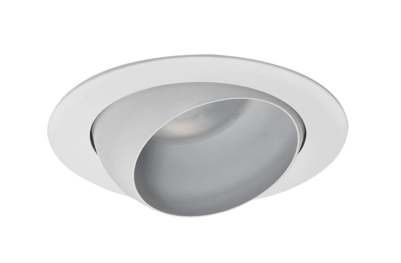 Nicor Lighting 4 Inch White Adjustable Eyeball Trim, For 4 Inch Housings (19506Wh)