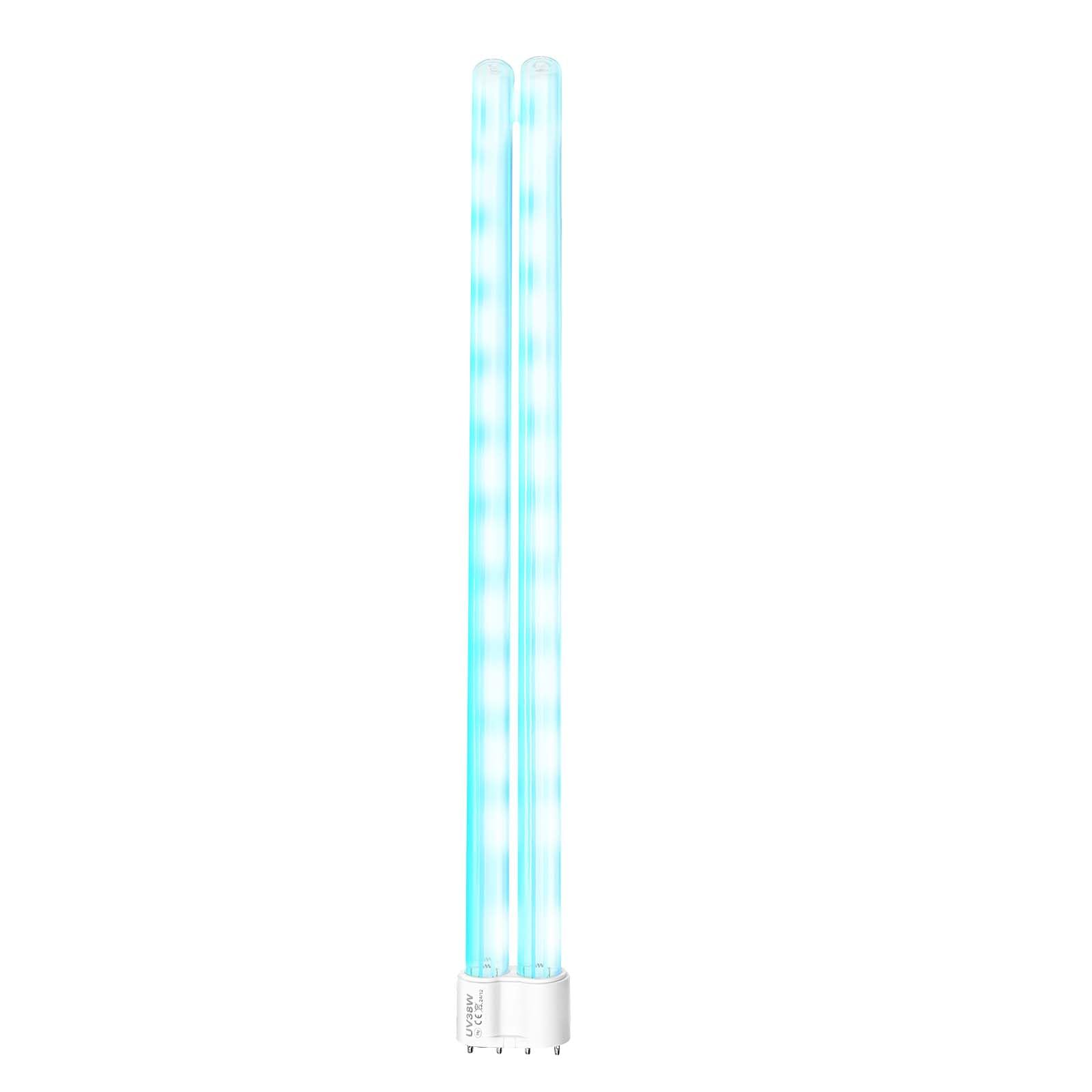 Uv Light Sanitizer Replacement Light Bulb With Ozone,38W Uv Light Bulb,Uvc Home Disinfection Device Light Bulb,1 Count