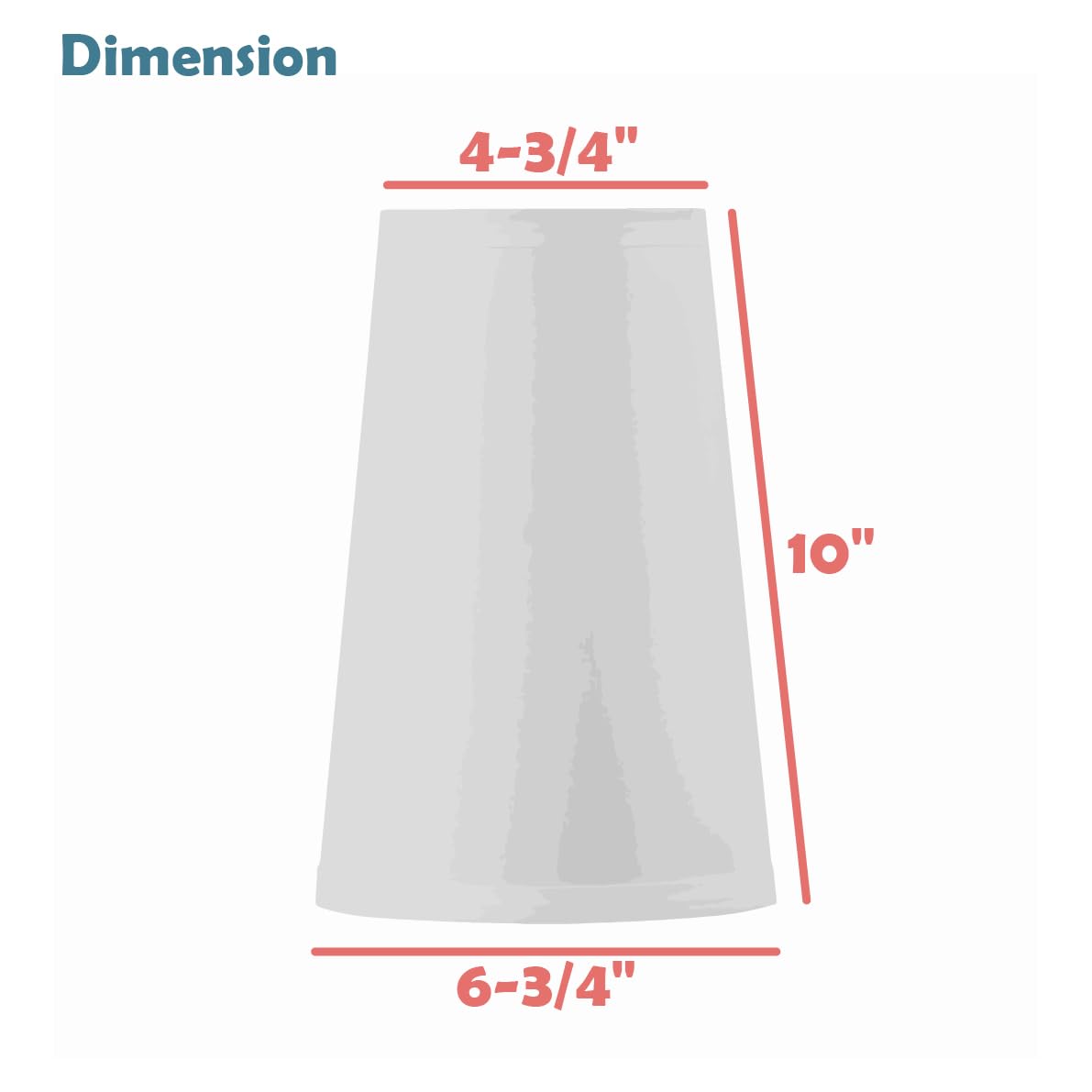 Aspen Creative 32166 Transitional Empire Shape Spider Construction Lamp Shade In Black, (4 3/4&quot; X 6 3/4&quot; X 10&quot;)