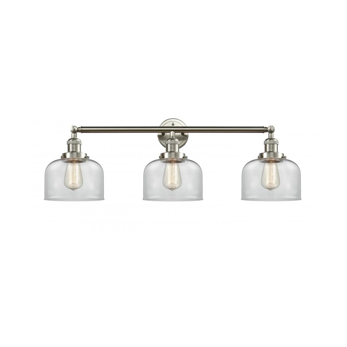 Innovations Lighting 205-SN-G72 Bare Bulb 1 Light Cord Set, Brushed Satin Nickel
