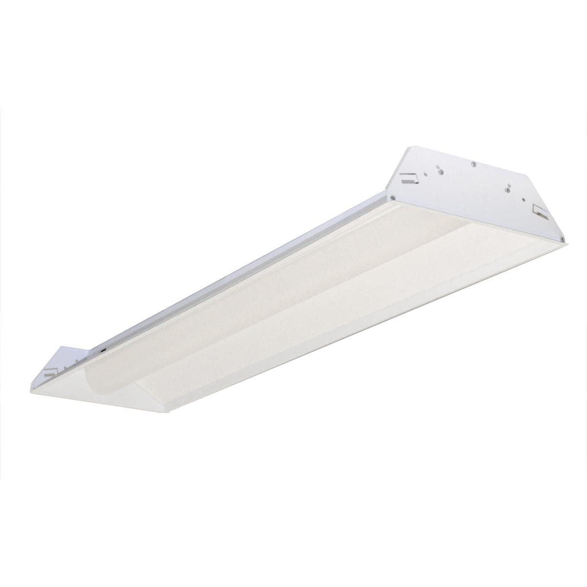 Nora Lighting NPTCB-E14/40AW Center Basket LED 12 inch White Troffer Ceiling Light