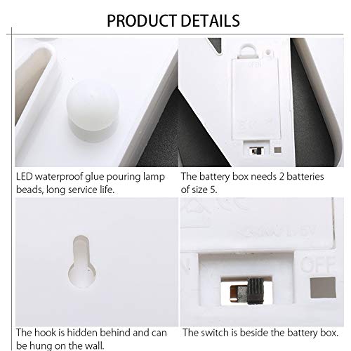 Creation Core 8.7&quot; Tall Large Led Love Marquee Signs Battery Operated Warm White Light Up Letters For Home Bedroom Wedding Table Wall Decor, Love