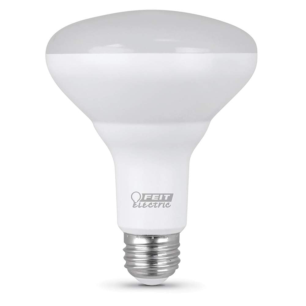 Feit Electric LED BR30 Light Bulbs, Dimmable, 650 Lumens, 5000K Daylight, 2 Count, Plastic, Damp Rated, Model BR30DM/850