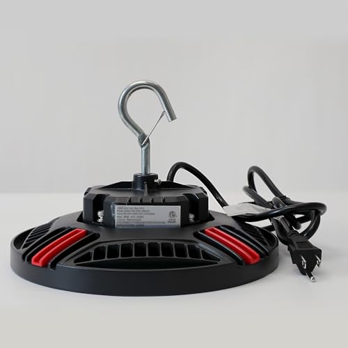 CINOTON 160W UFO LED High Bay Light, 24000LM, Aluminum, Daylight White 5000K, ETL Listed, Model HB025, 1 Pack