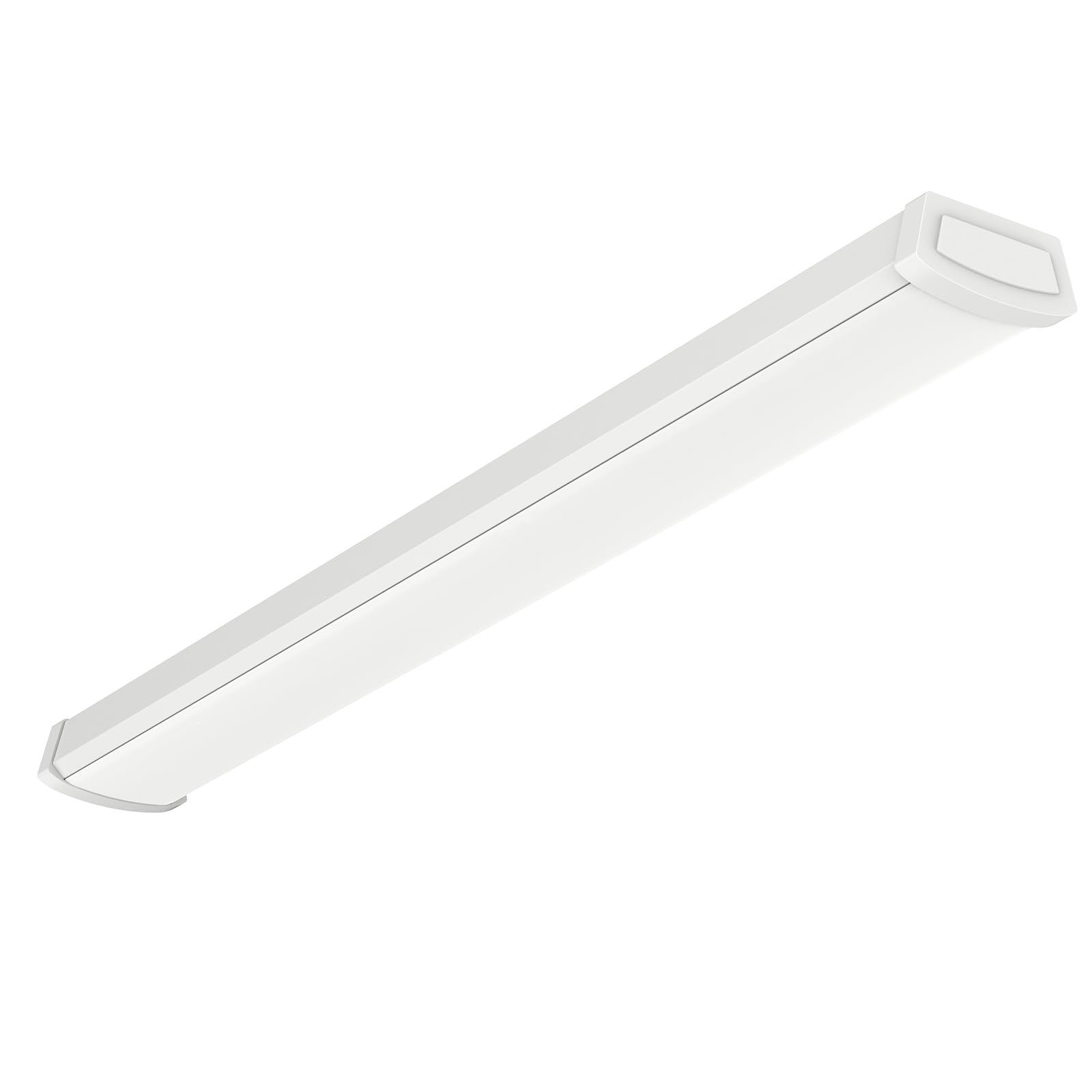 Energetic 4FT LED Wraparound Light, 41W Ceiling Light Fixture for Garage, Shop, Office, Fitness Studio, Laundry, 5000K, White, 1