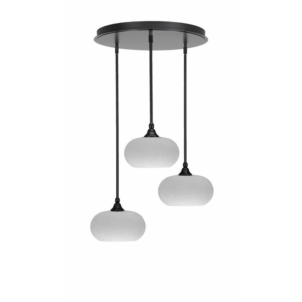 Empire 3 Light Cluster Pendalier in Espresso Finish (2183-ES-214)