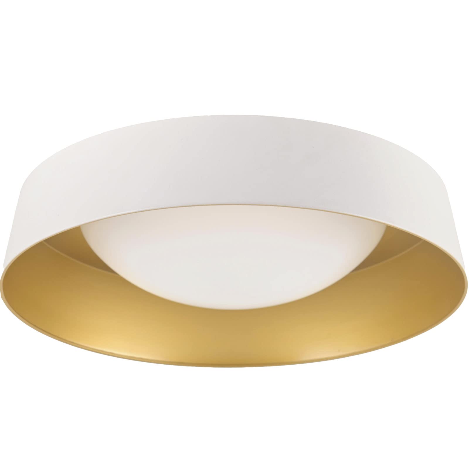 Flynix 15.5 Inch Led Flush Mount Ceiling Light Fixture, 26W, Super Bright 1800 Lumen, 3 Color 3000K/4000K/5000K, Matt White With