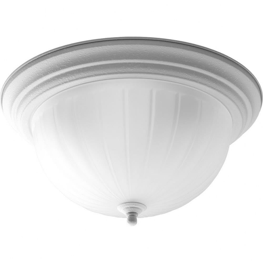 Three-Light Melon 15-1/4'' Close-To-Ceiling