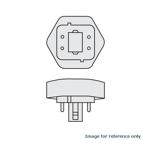 Sylvania 20878 Compact Fluorescent 4 Pin Triple Tube 4100K, 18-Watt
