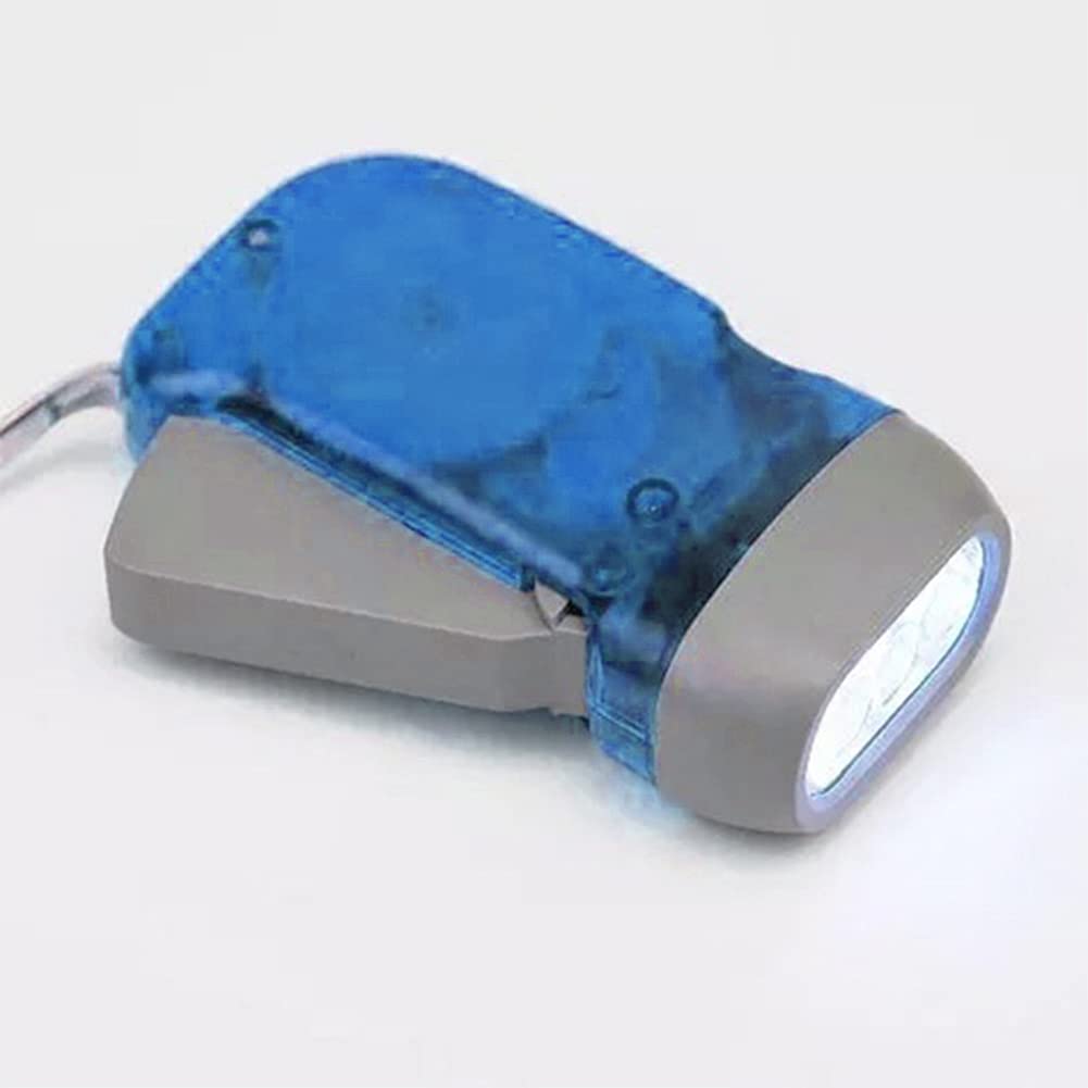 Cfopiryx Flashlight, 3 Led Hand Press Torch Hand Crank Flashlight Hand Pressing Flashlight Traveling Torch Light Manual Generato